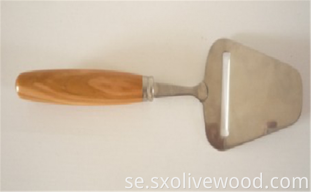Olive wood cheese cutter